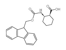 (1S,2R)-Fmoc-2-aminocyclohexane carboxylic acid - Chemical structure and product image