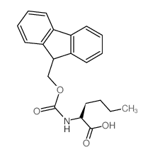 Fmoc-d-nle-oh - Chemical structure and product image