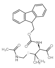 Fmoc-d-pen(acm)-oh - Chemical structure and product image