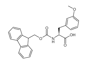 Fmoc-L-3-methoxyphenylalanine - Chemical structure and product image