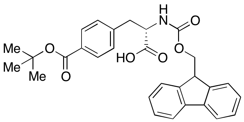 Fmoc-p-carboxy-phe(OtBu)-OH - Chemical structure and product image