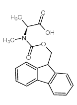 Fmoc-N-methyl-L-Alanine - Chemical structure and product image