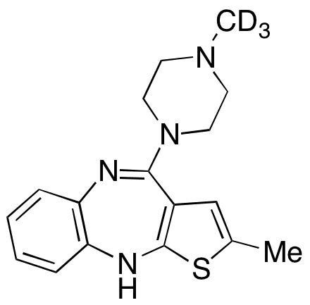 	Olanzapine-d3 (1.0mg/ml in Acetonitrile) - Chemical structure and product image