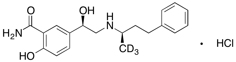 	(R,R)-Labetalol-d3 Hydrochloride - Chemical structure and product image