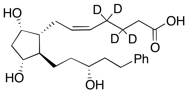 	Latanoprost Acid-d4 - Chemical structure and product image