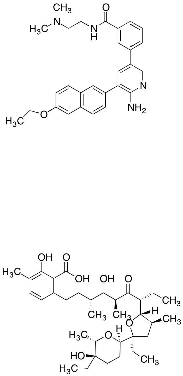 	Lasalocid - Chemical structure and product image