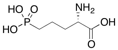 	L(+)-2-Amino-5-phosphonovaleric acid - Chemical structure and product image