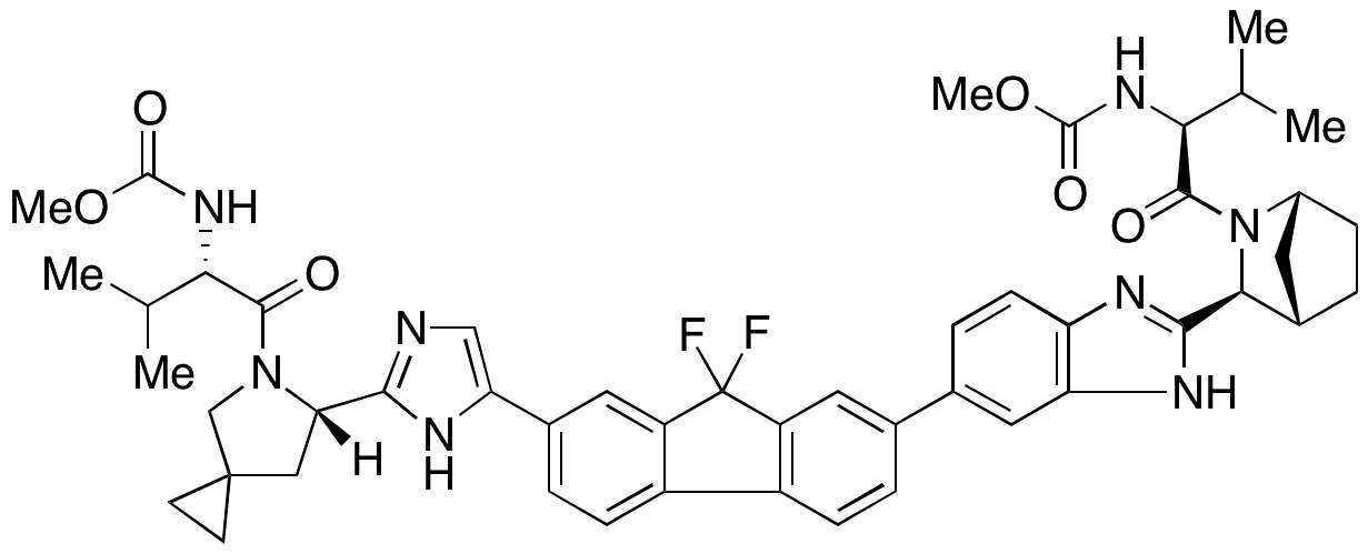 	Ledipasvir - Chemical structure and product image