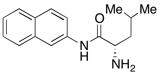 	L-â€‹Leucine-â€‹beta-â€‹naphthylamide - Chemical structure and product image