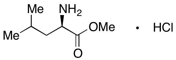 	D-Leucine Methyl Ester Hydrochloride - Chemical structure and product image