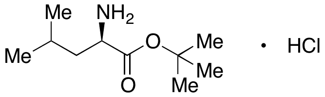 	D-Leucine tert-Butyl Ester Hydrochloride - Chemical structure and product image
