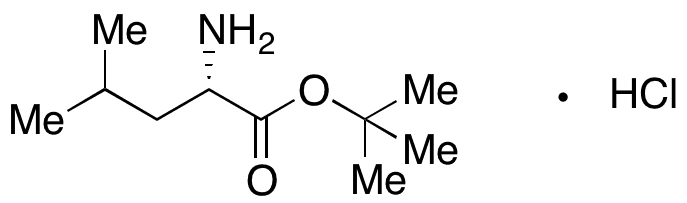 	L-Leucine tert-Butyl Ester Hydrochloride - Chemical structure and product image