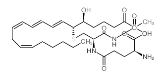 	Leukotriene C4 methyl ester - Chemical structure and product image