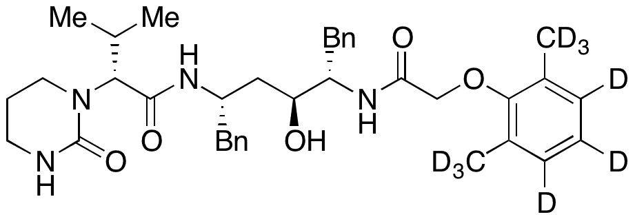 	Lopinavir D-Valine Diastereomer-d9 - Chemical structure and product image
