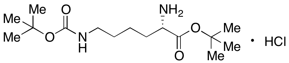 	H-Lys(Boc)-OtBu HCl - Chemical structure and product image
