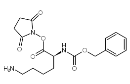 	Z-Lys(z)-osu - Chemical structure and product image