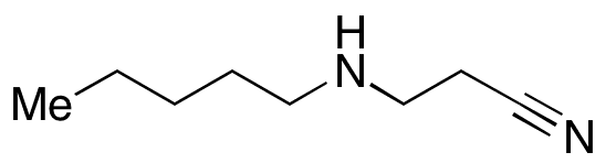3-(Pentylamino)propanenitrile - Chemical structure and product image