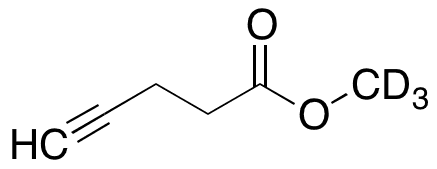 4-Pentynoic Acid Methyl Ester-d3 - Chemical structure and product image