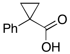 1-Phenyl-1-cyclopropanecarboxylic Acid - Chemical structure and product image