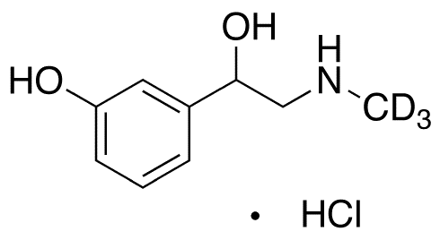 rac Phenylephrine-d3 Hydrochloride - Chemical structure and product image