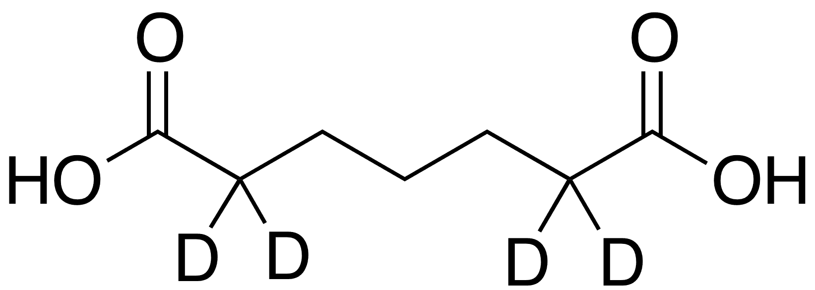 Pimelic Acid-d4 - Chemical structure and product image
