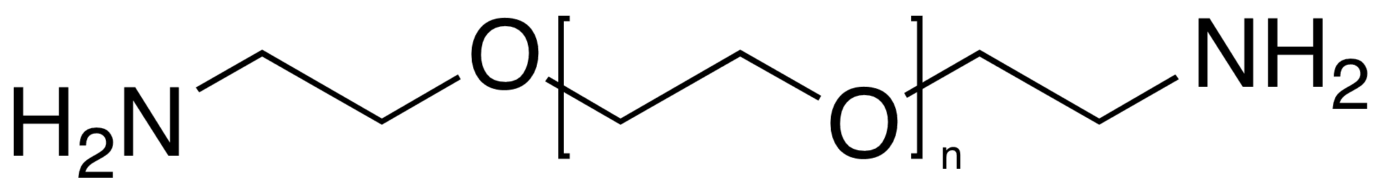 Polyethylene Glycol Diamine (MW 20,000) - Chemical structure and product image
