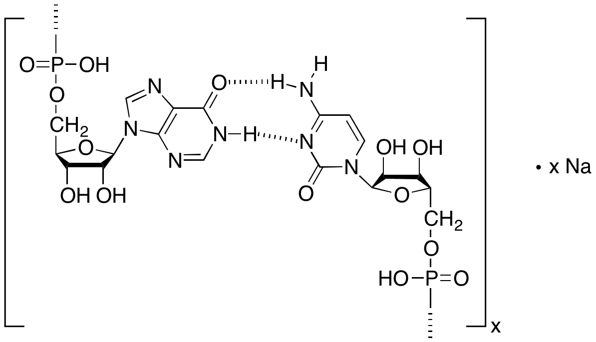Polyinosinic-Polycytidylic Acid Sodium Salt (double-stranded) - Chemical structure and product image