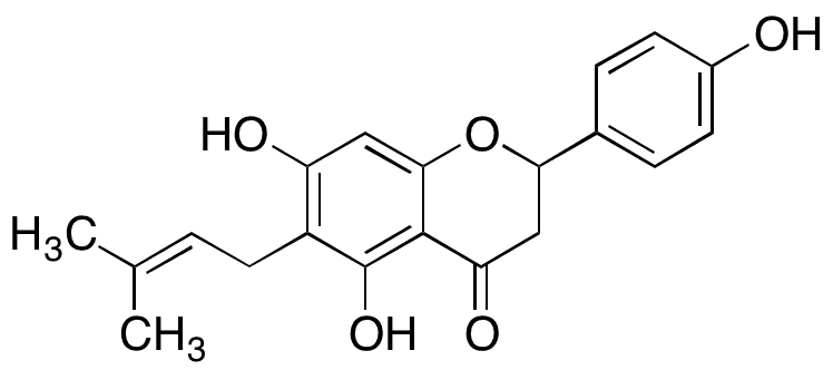6-Prenyl-rac-naringenin - Chemical structure and product image