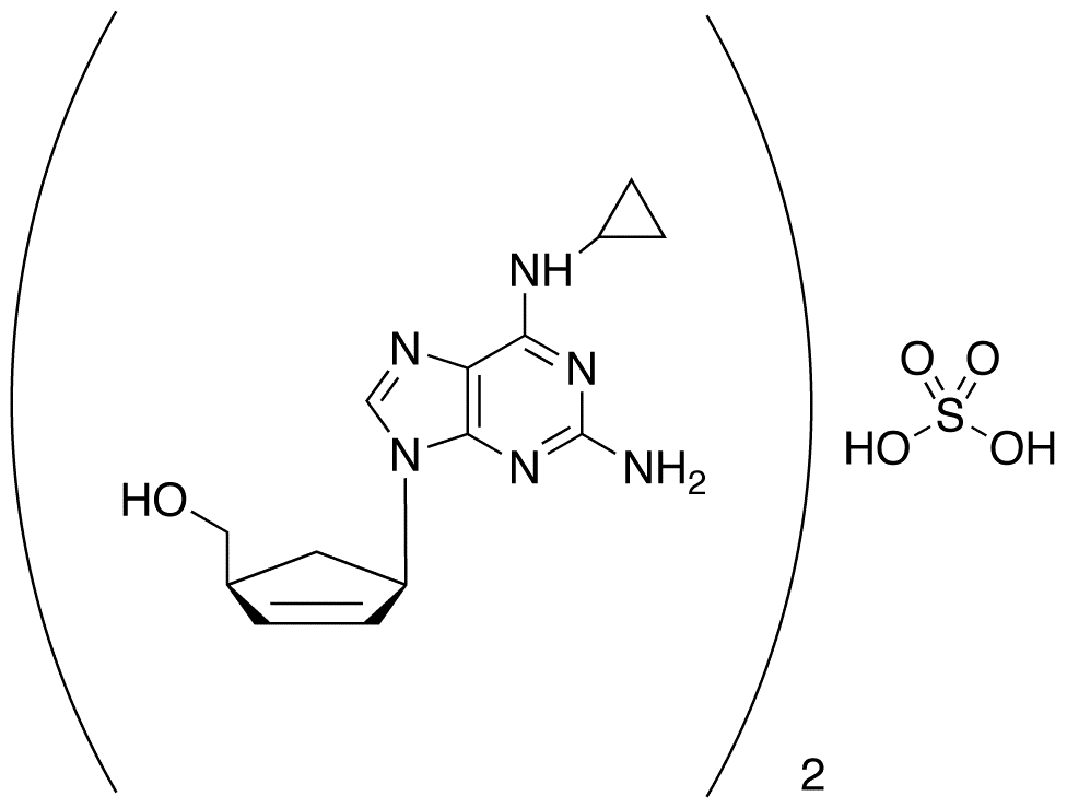  Abacavir Sulfate  - Chemical structure and product image
