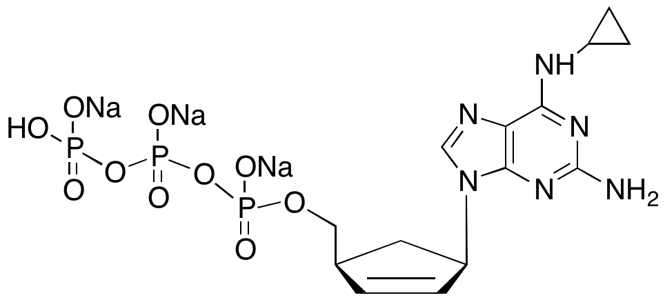  Abacavir Triphosphate Trisodium Salt - Chemical structure and product image