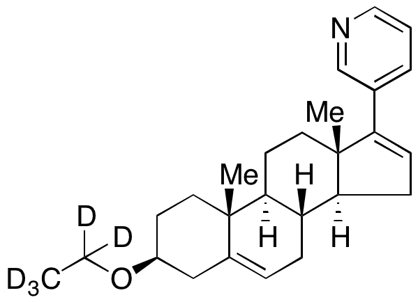 Abiraterone Ethyl Ether-d5 - Chemical structure and product image