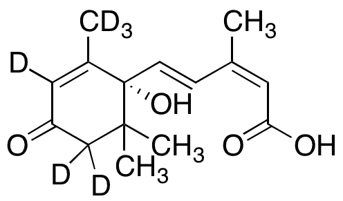  (+)-cis,trans-Abscisic Acid-d6 - Chemical structure and product image
