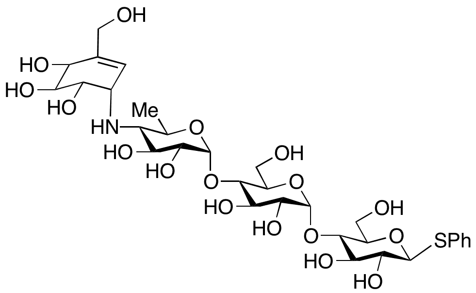  Acarbose-1-phenylthiol - Chemical structure and product image