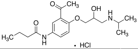  Acebutolol Hydrochloride - Chemical structure and product image