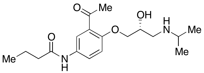 R-Acebutolol - Chemical structure and product image