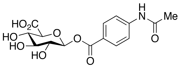 Acedoben Acyl-β-D-glucuronide - Chemical structure and product image