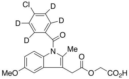 Acemetacin-d4 - Chemical structure and product image