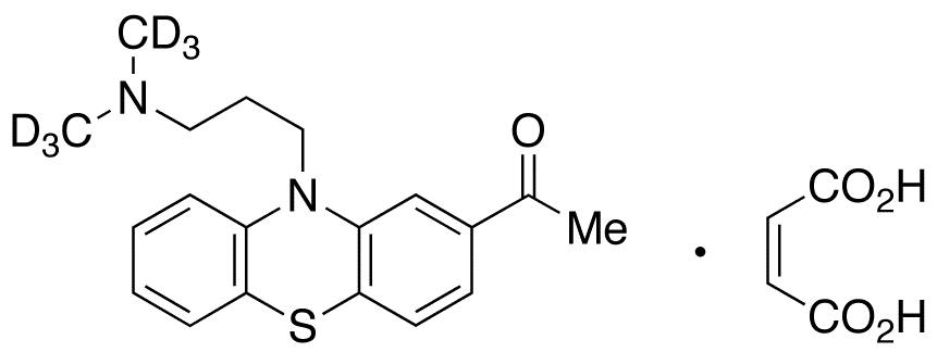 Acepromazine-d6 Maleate - Chemical structure and product image