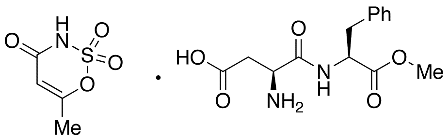 Acesulfame Aspartame Salt - Chemical structure and product image