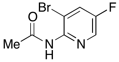  2-Acetamido-3-bromo-5-fluoropyridine - Chemical structure and product image