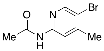  2-Acetamido-5-bromo-4-methylpyridine - Chemical structure and product image