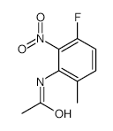  2-Acetamido-4-fluoro-3-nitrotoluene - Chemical structure and product image