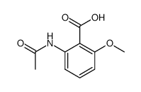  2-Acetamido-6-methoxybenzoic acid - Chemical structure and product image