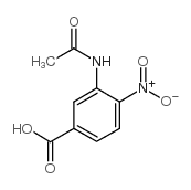  3-Acetamido-4-nitrobenzoic acid - Chemical structure and product image