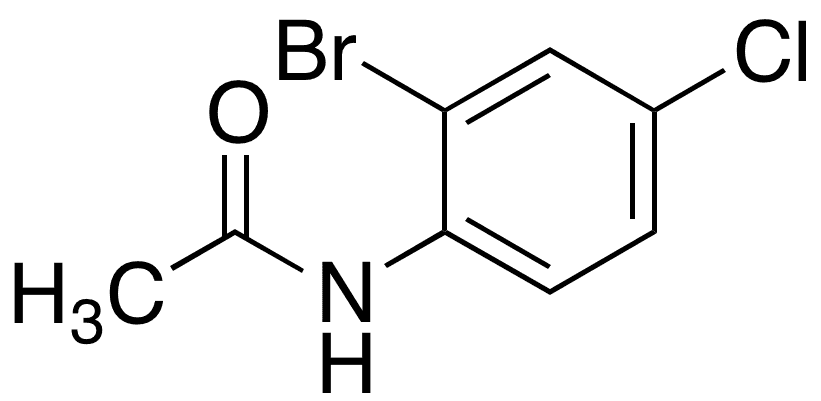  N-Acetyl 2-Bromo-4-chloroaniline - Chemical structure and product image