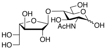 2-Acetamido-2-deoxy-4-O-(β-D-galactofuranosyl)-α,β-D-glucopyranose - Chemical structure and product image