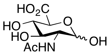 2-Acetamido-2-deoxy-D-glucuronic Acid - Chemical structure and product image