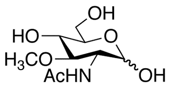  2-Acetamido-2-deoxy-3-O-methyl-D-glucopyranose - Chemical structure and product image