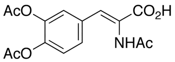  2-Acetamido-3-(3,4-diacetoxyphenyl)-2-propenoic Acid - Chemical structure and product image