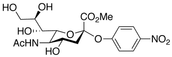  5-Acetamino-4-hydroxy-2-(4-nitro-phenoxy)-6-(1,2,3-trihydroxy-propyl)- tetrahydro-pyran-2-carboxylic Acid Methyl Ester - Chemical structure and product image